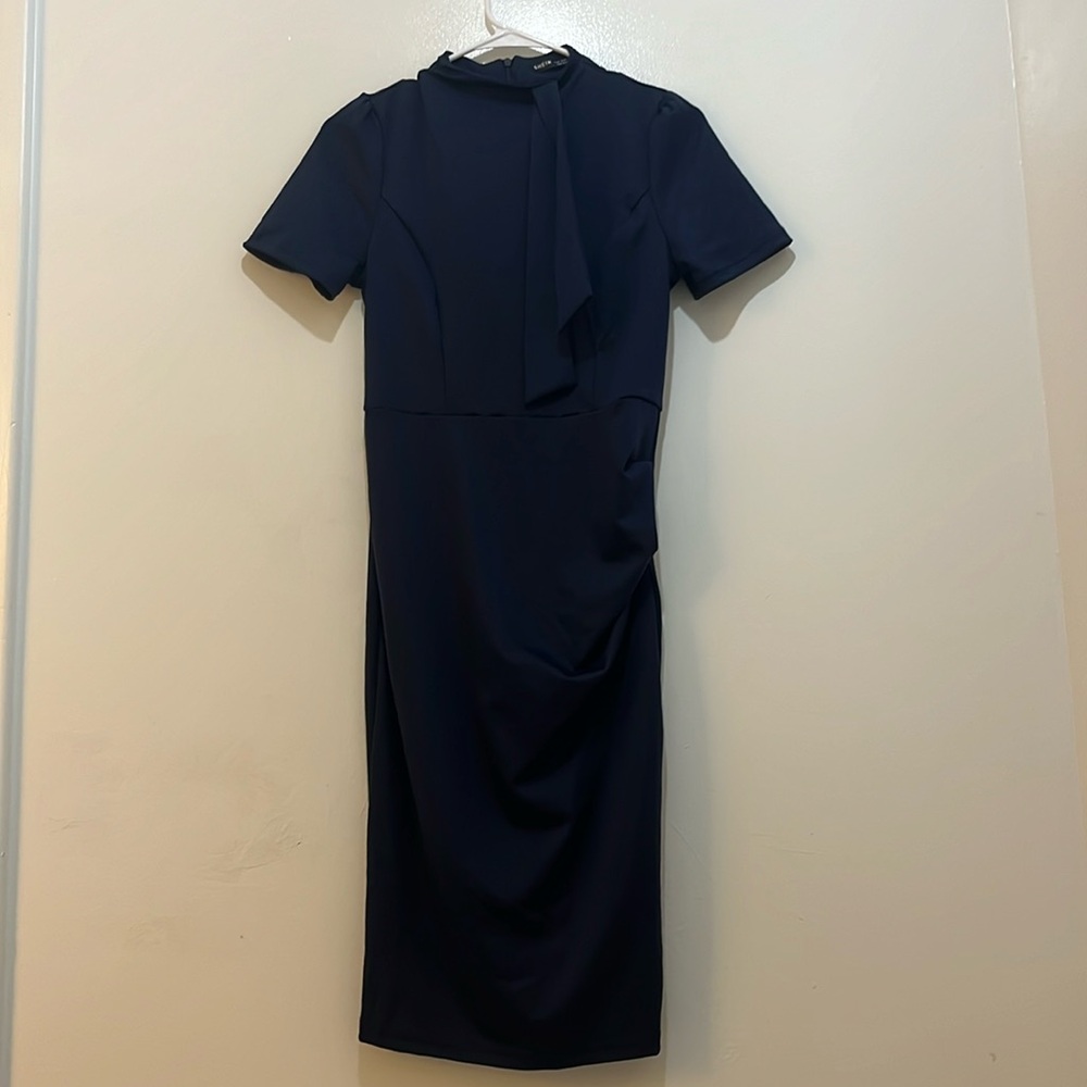 SHEIN navy bodycon dress